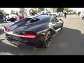 Bugatti Chiron Accelerates at Car Show **SunsetGT