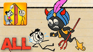 Stick Robber Thief Puzzle: ALL Levels 1 -100 Gameplay (iOS,Android) GAME HAMSTER