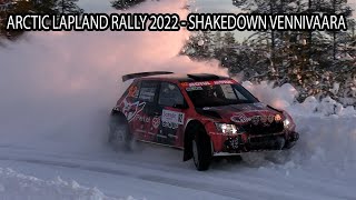 Arctic Lapland Rally 2022 - SHAKEDOWN Vennivaara