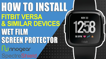 How To: Perfect Wet Install Fitbit Versa Screen Protector