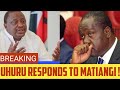FALLOUT UHURU FINALLY RESPONDS RUDELY TO MATIANGI DIRECTLY IN SILENCE FOR DECLINING JUBILEE PARTY FALLOUT UHURU FINALLY RESPONDS RUDELY TO MATIANGI DIRECTLY IN SILENCE FOR DECLINING JUBILEE PARTY