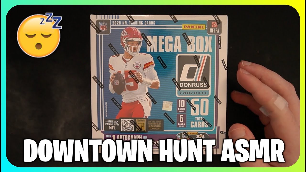 ASMR 2025 Donruss NFL Mega Unboxing (Downtown Hunt)