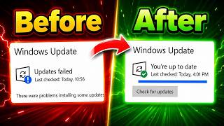 Windows Update Not Working Fix Every Update Error in Minutes!
