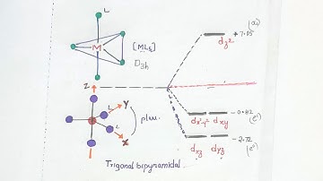 Crystal Field Splitting In   Trigonal Bipyramidal Geometry