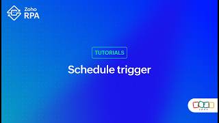 Tutorial#12: Schedule trigger | Triggers