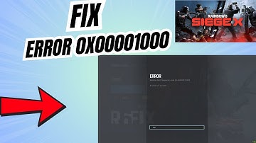 Fix Error code 6-0x00001000 in Tom Clancy