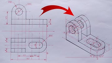 Engineering Drawing || Isometric view in engineering drawing