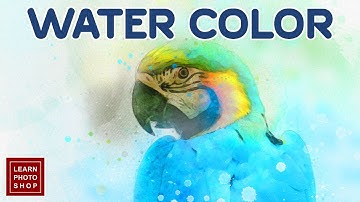 How to Create a Watercolor Painting Effect with Photoshop | Photoshop Tutorial