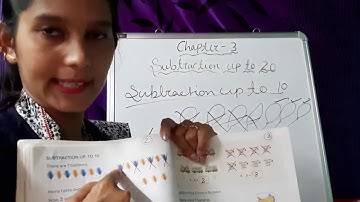 Class-1 maths chapter-3  subtraction up to 20 part- 1