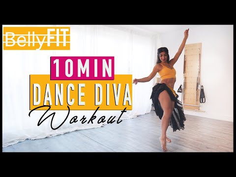 Full-Body Diva Workout | 10-Minute Belly Dance Workout for Total Transformation!