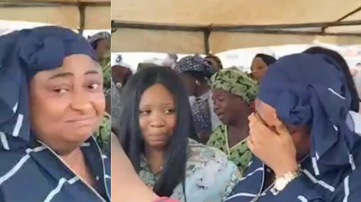 MOMENT RONKE OSHODI AND WUMI TORIOLA ẞURST INTO T€ÀRS AT OSMOND GBADEBO WAKE KEEP