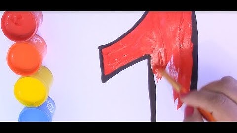 Glitter Number Coloring Pages Learn Colors Learn Numbers Toys for Kids