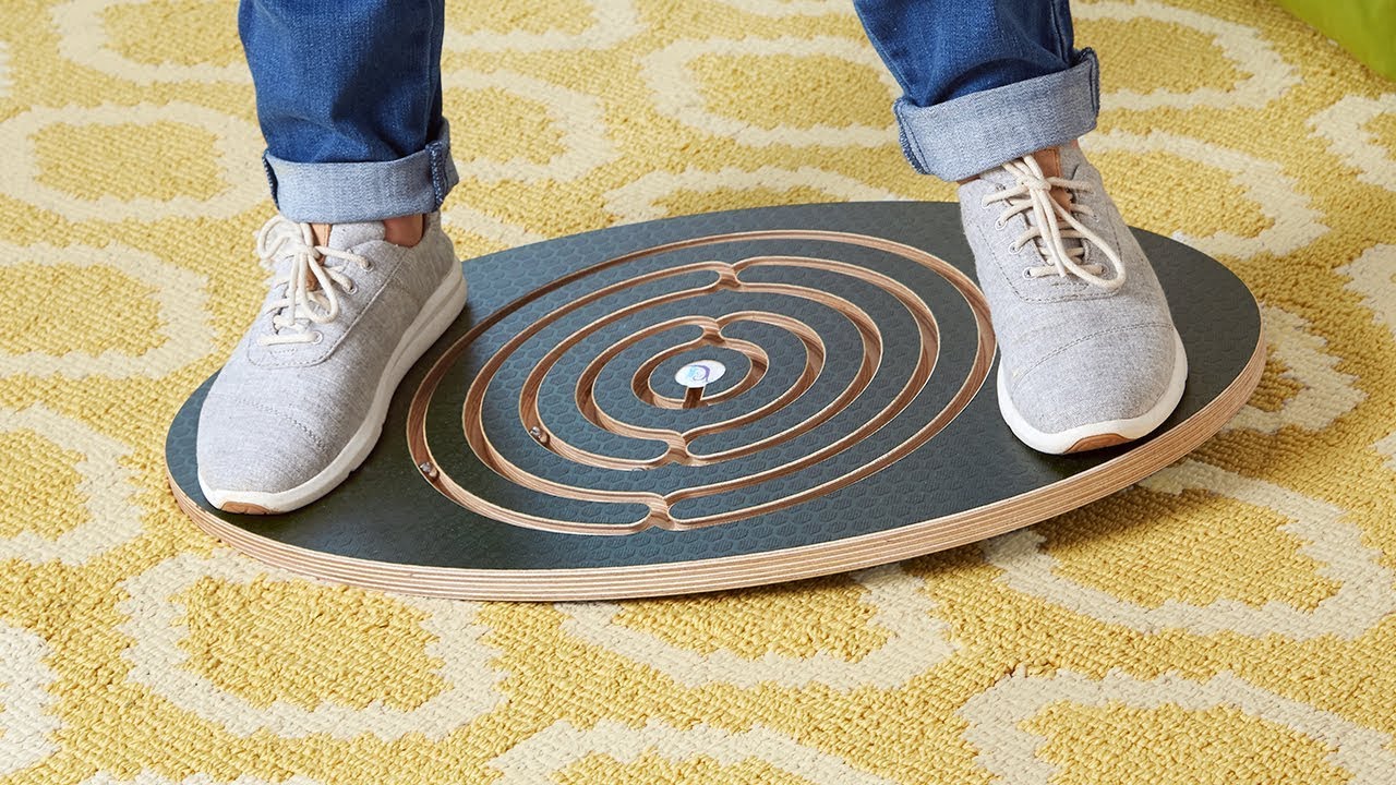 Balance Board, Wooden Labyrinth