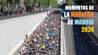 Momentos de la Maratón de Madrid 2024