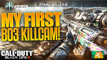 MY FIRST BO3 TRICKSHOT KILLCAM!! (INSANE SUICIDE)