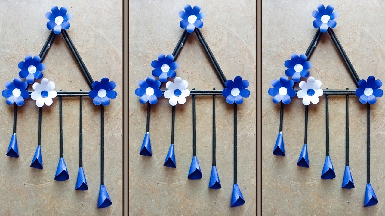 DIY Fabulous & Easy Black Flower SHOWPIECE 🖤 Home Decoration Ideas 🏡  Paper Flower Crafts