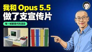 我和 Claude Opus 5.5 一起做了支新书宣传片，每一帧都是代码渲染 | 回到Axton