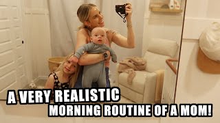 A VERY REALISTIC MORNING ROUTINE OF A MOM OF 2! / School Day, Workout Routine + Balancing It All