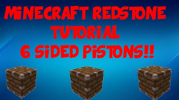 6 Sided Piston Tutourial 1.7.9