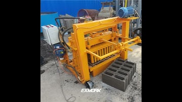 Machine de fabrication de blocs de béton Exmork EX40-3A