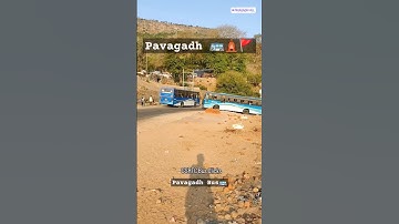 Pavagadh Bus ⛰️🚌🚩🛕🙏🏻 #pavagadh #pavagadhtemple #pavagadhhill #bus #nature #shorts
