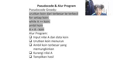 T14 UAS PMP 2025 | Demo Program Greedy (Coin Exchange)