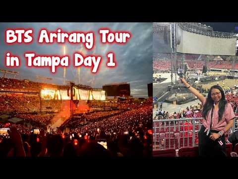 [vlog/fancam] BTS Arirang in Tampa Day 1 (1/3)