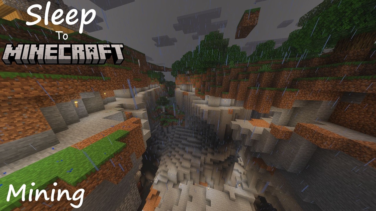 Sleep or Study to Minecraft (Long Play) - Mining Ambience (No Commentary)