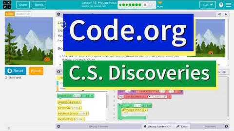 Code.org Lesson 17.6 A Mouse Input | Tutorial with Answers | Lady Bug Walk Practice A