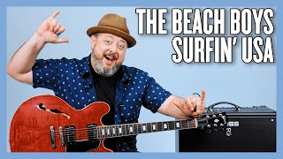 Video thumbnail of "The Beach Boys Surfin' USA Guitar Lesson + Tutorial"