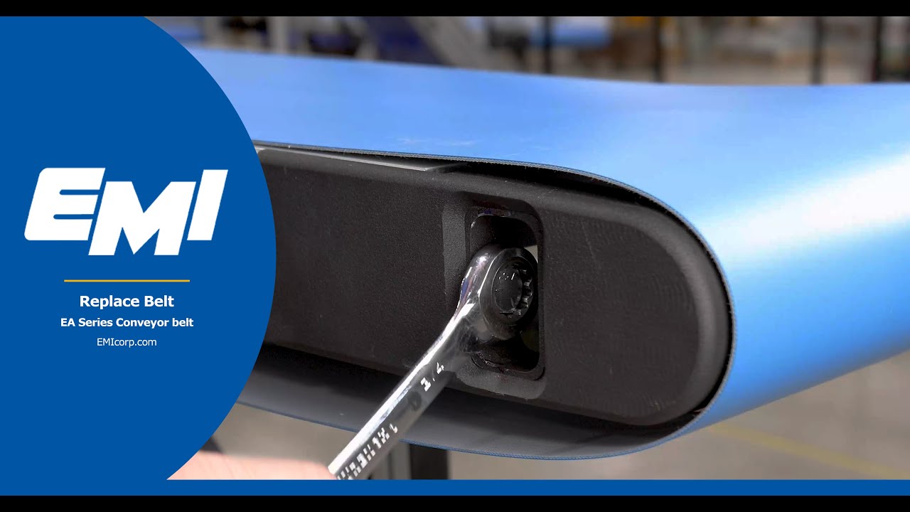EA Conveyor Line Belt Replacement - YouTube