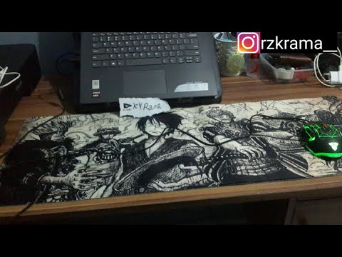 Unboxing mouse pad karakter one piece (review & unboxing)