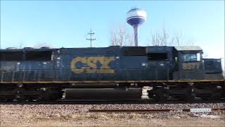 7 Engine Manifest Train with a CSX SD50-2, UP SD60M, 2 9043MAC's