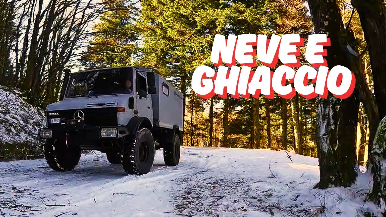 TESTIAMO L’UNIMOG SUL GHIACCIO ❄️ | UNIMOG CAMPER TRANSFORMATION 🌏