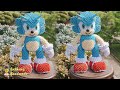 3d origami Sonic the hedgehog , paper miniature sonic hedgehog toy