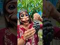 Baby Monkey Puffs Up His Cheeks with Grapes🍇😛🐒😦🍑🍇🥰 j7762