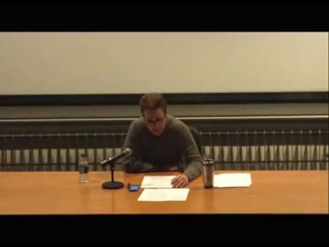 Joseph Tanke  “Part Two: Contemporary Aesthetics” Lecture, 11-12-2014