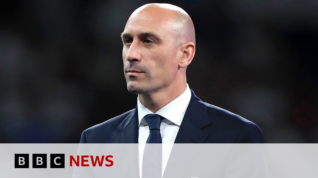 Luis Rubiales banned by Fifa for three years after Jenni Hermoso kiss – BBC News