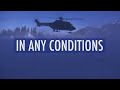 Flying in a ‘white-out’: helicopter trials in the Swiss mountains