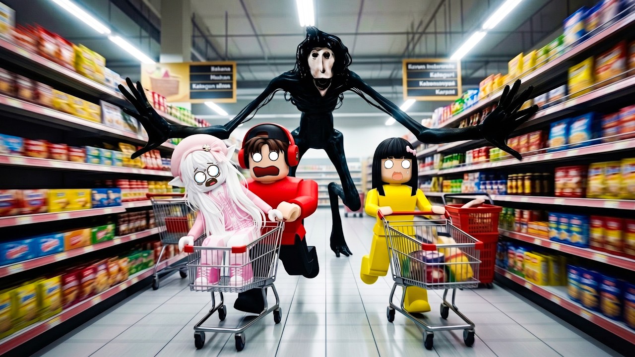 Yuta Mio Di Kejar Locust Doctor Nowhere Saat Belanja Jam 3 Pagi Di Supermarket | ROBLOX