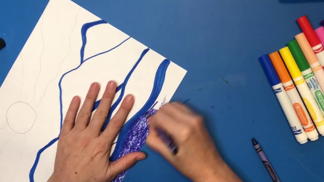 Ted Harrison Inspired Landscape - YouTube