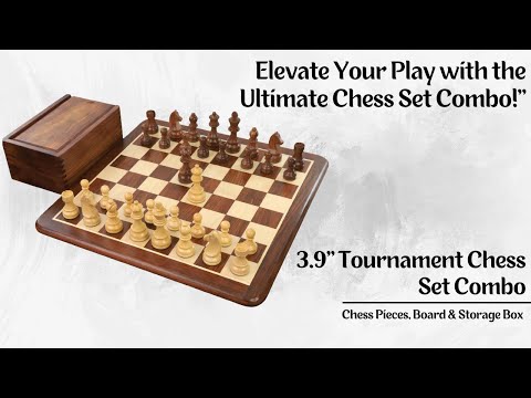 Tournament Chess Set | Chess Board & Chess Box | Royal Chess Mall