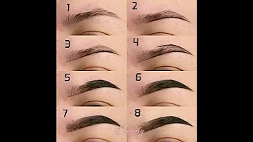 طريقة رسم الحواجب 