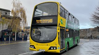 Ride on Dublin Bus GT98 on route 145 (Wyatville Road - Claremount, Shankhill)