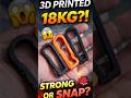 3D Printed CARABINER कितना मजबूत? Strength Test 🤯 #3DPrinting #Shorts