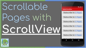 Scrollable Pages with ScrollViews