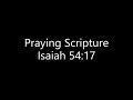 Isaiah 54:17 Prayer