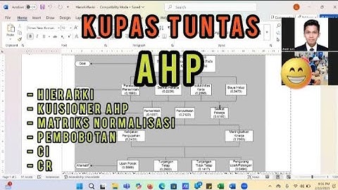 Contoh Analisis AHP dengan Excel