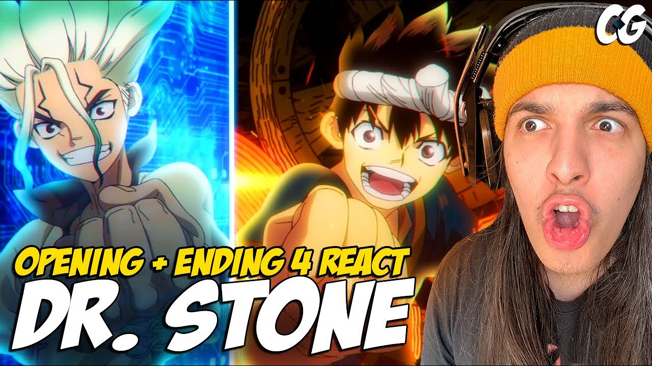 MUITO BOA!!! DR. STONE OPENING e ENDING 4! - React Dr. Stone 3ª temporada  Opening 