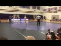 Wrestling Sophomore year second match